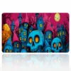 Neon Skull Hallowen Dizüstü Gaming Mousepad