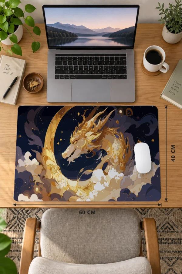 Draconis Noctis 60x40 Gaming Mousepad Draconis Noctis Dizüstü Gaming Mousepad