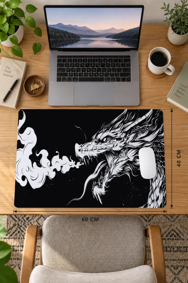 Smoke of the Dragon 60x40 Gaming Mousepad Smoke Of The Dragon Dizüstü Gaming Mousepad