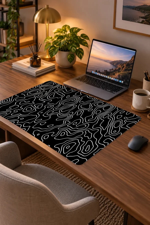 Topographic Flow 60x40 Gaming Mousepad Topographic Flow KK-65 Dizüstü Gaming Mousepad