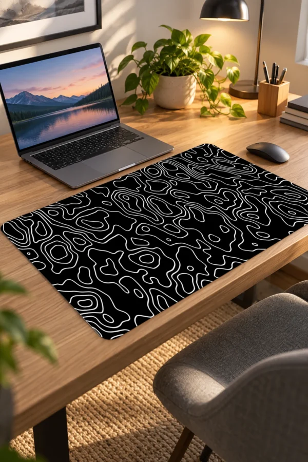 Topographic Flow 60x40 Gaming Mousepad Topographic Flow KK-65 Dizüstü Gaming Mousepad